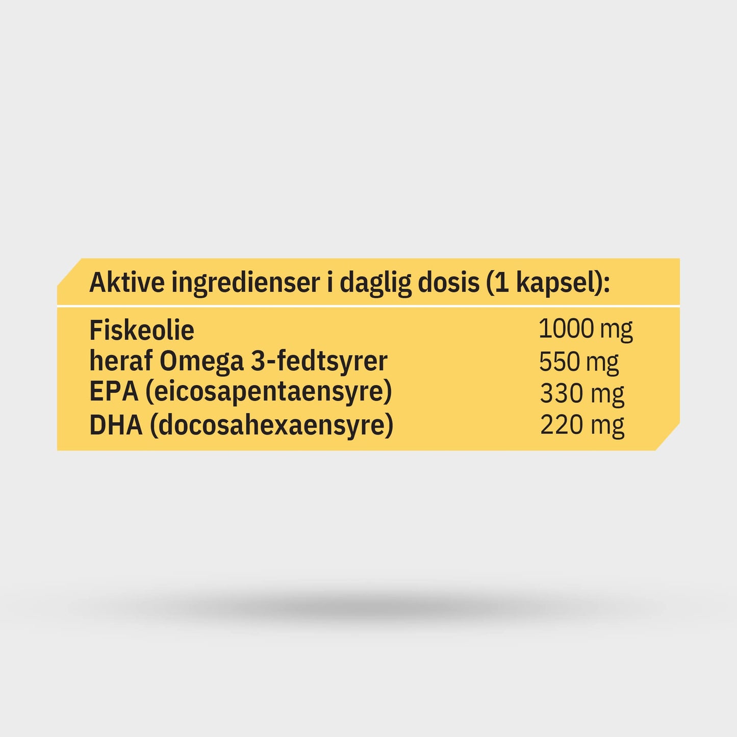 Omega 3 Fiskeolie - StretchFit™ 90 kapsler