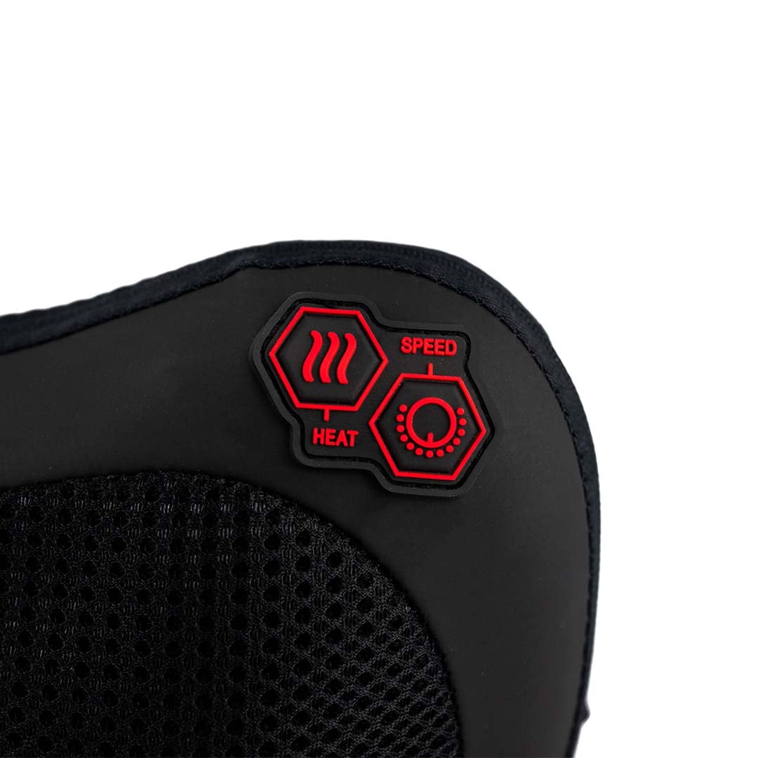 knapper i højre side af massagepude flexpillow