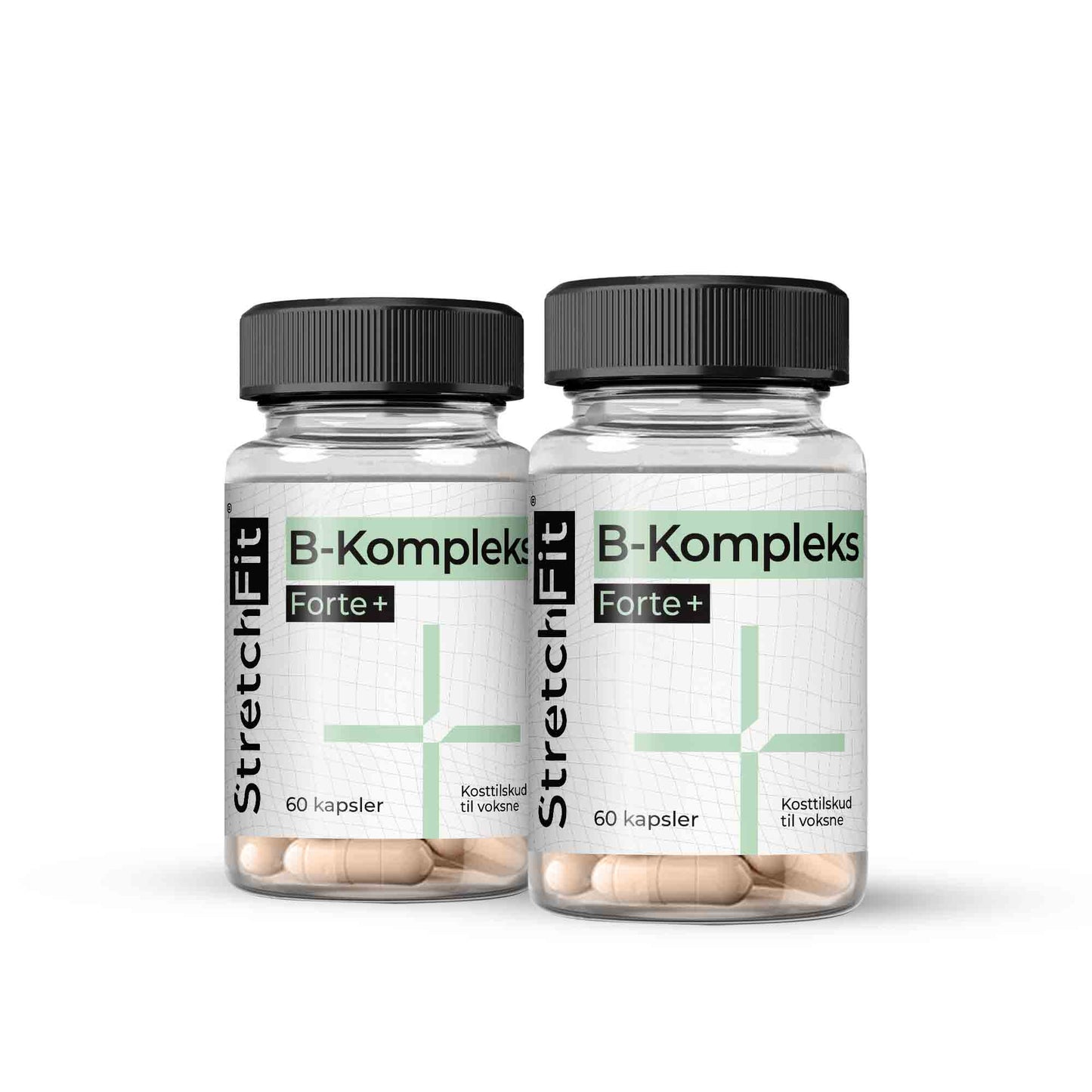 Vitamin B - Komplex Forte + StretchFit™ 60 kapsler
